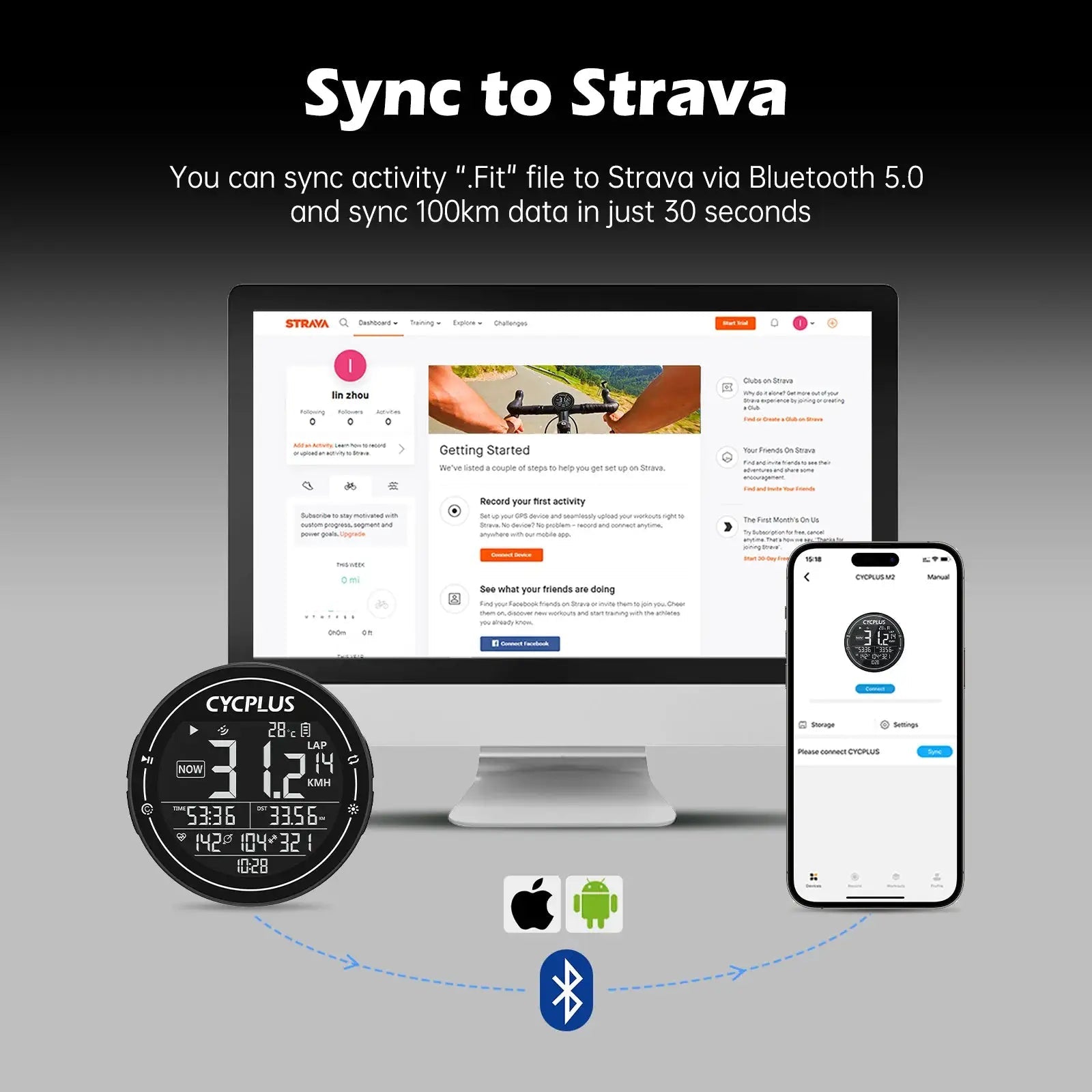 Real-Time GPS Bike Computer for Riders