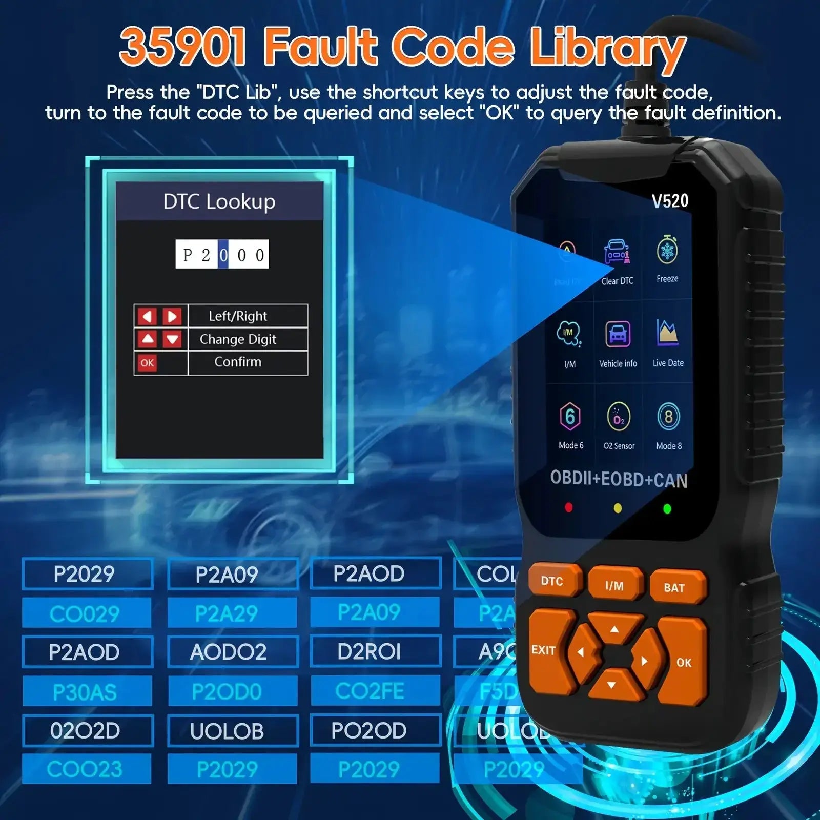 Real Time OBD2 Diagnostic Tool for Cars