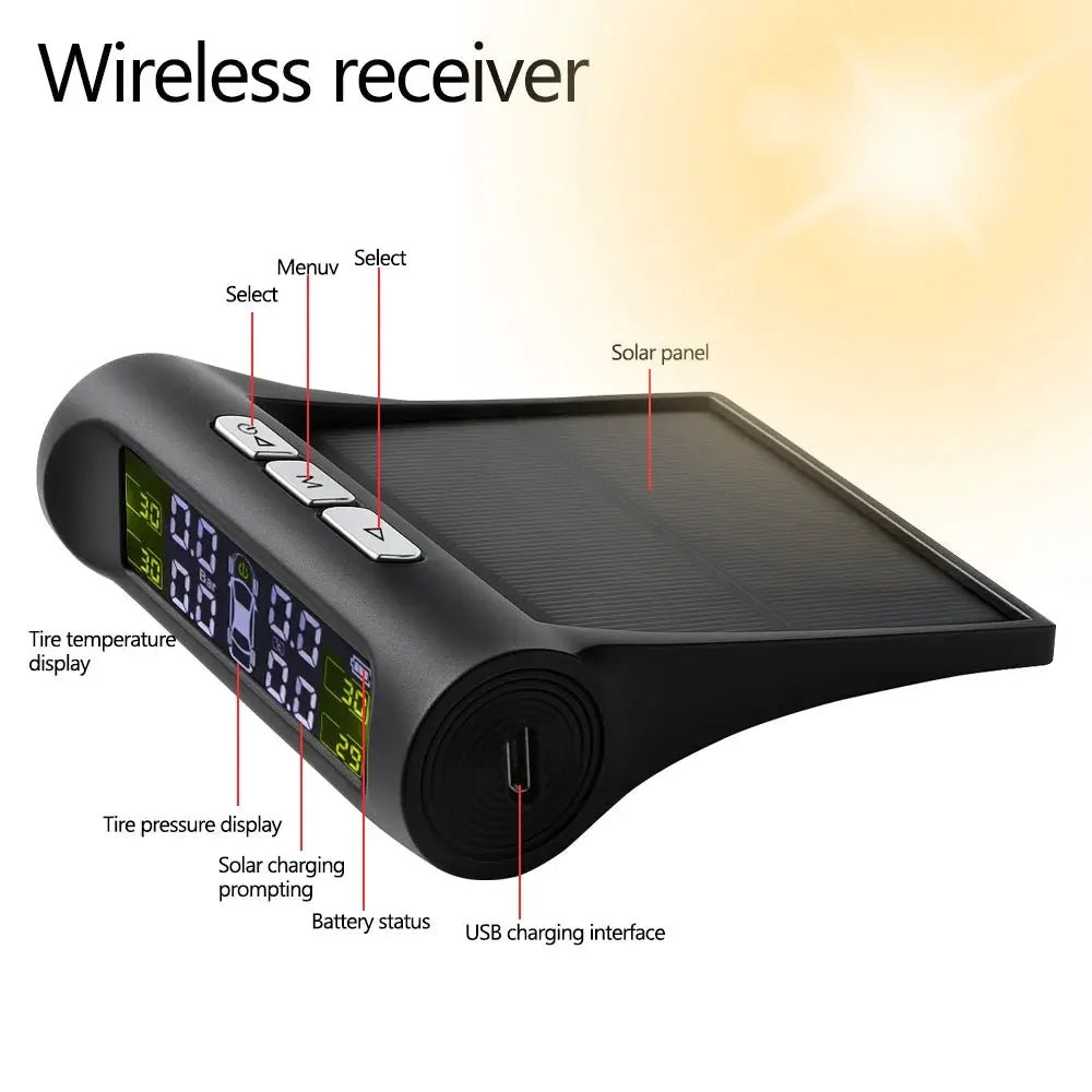 Real-Time Solar TPMS for Cars Readout