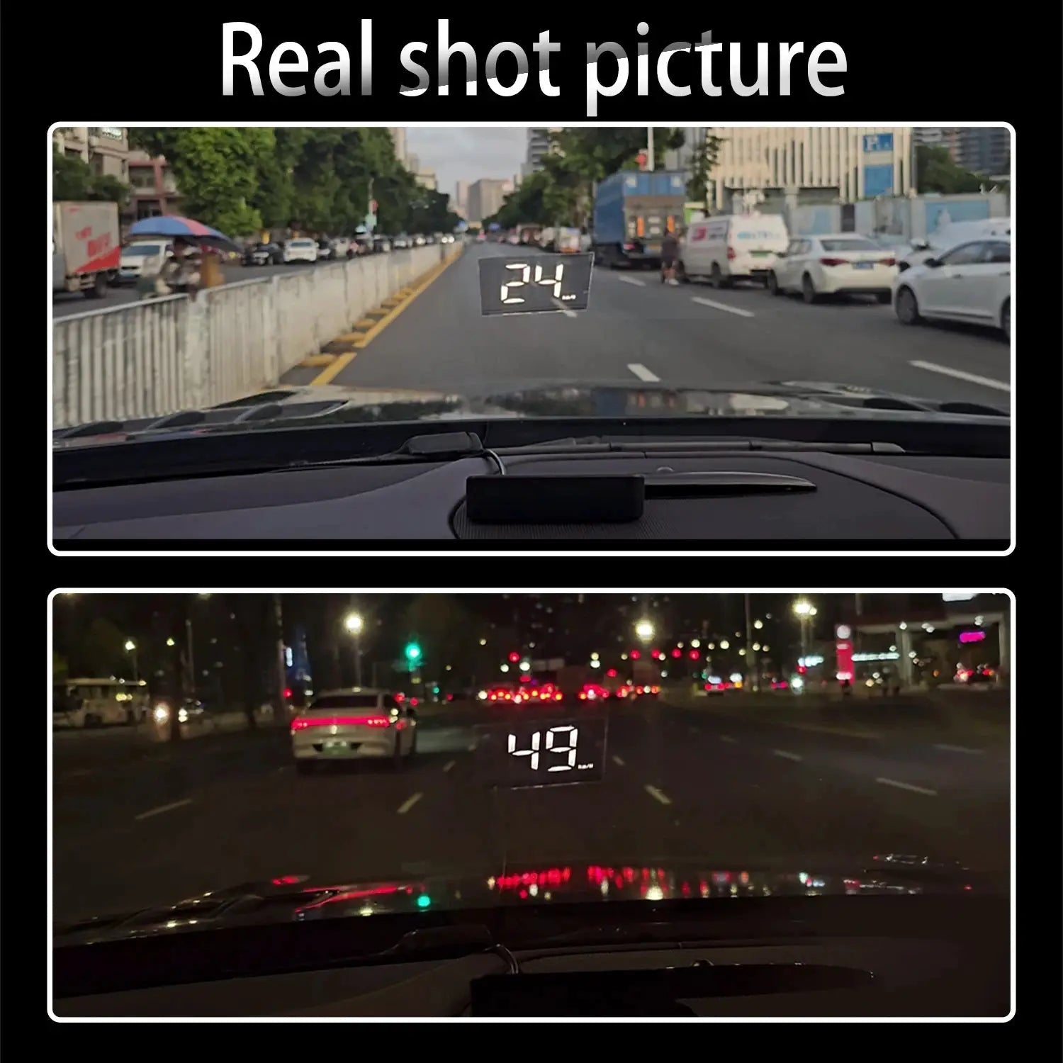 Real-Time Speed HUD for Safe Driving