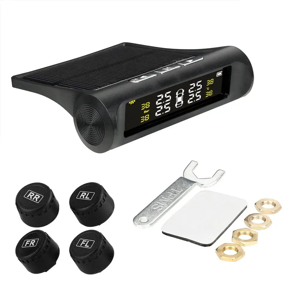 Real-Time TPMS for Cars with Solar Power