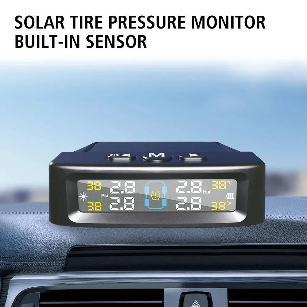 Real-Time TPMS for Cars with Solar Power