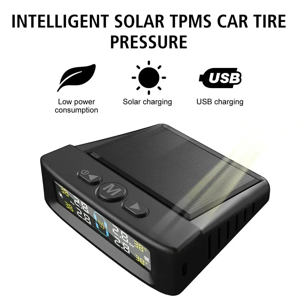 Real-Time TPMS for Cars with Solar Power