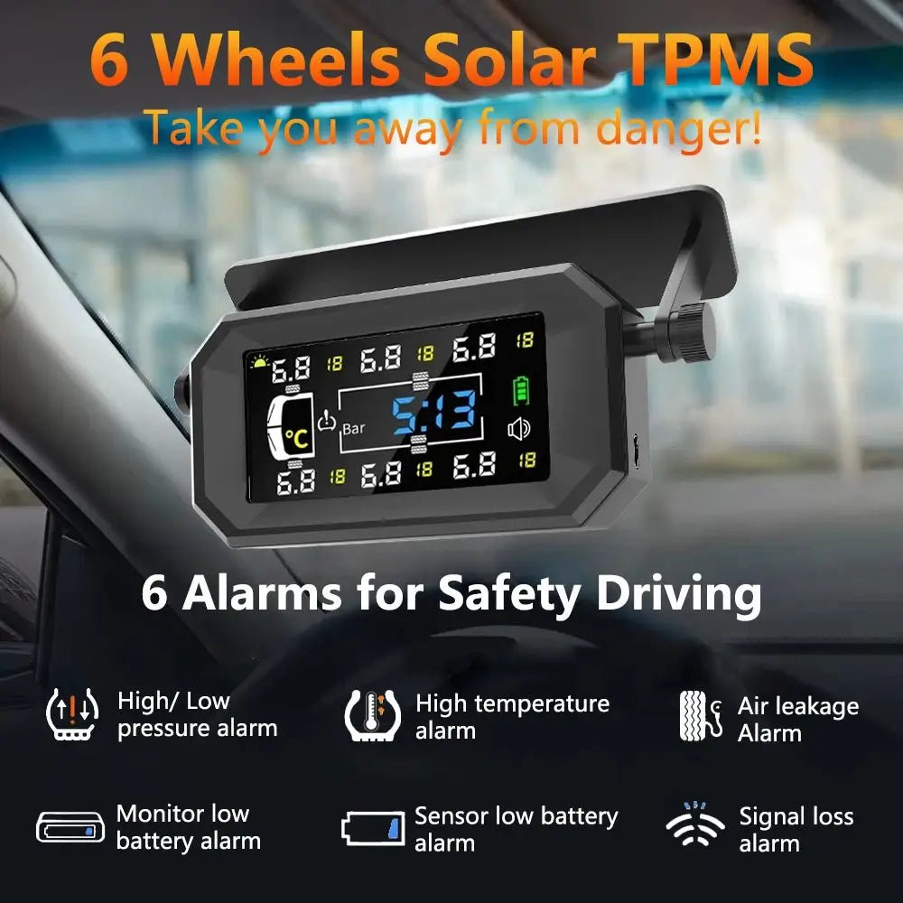 Real-Time Tpms Kit for Six-Wheel RVs