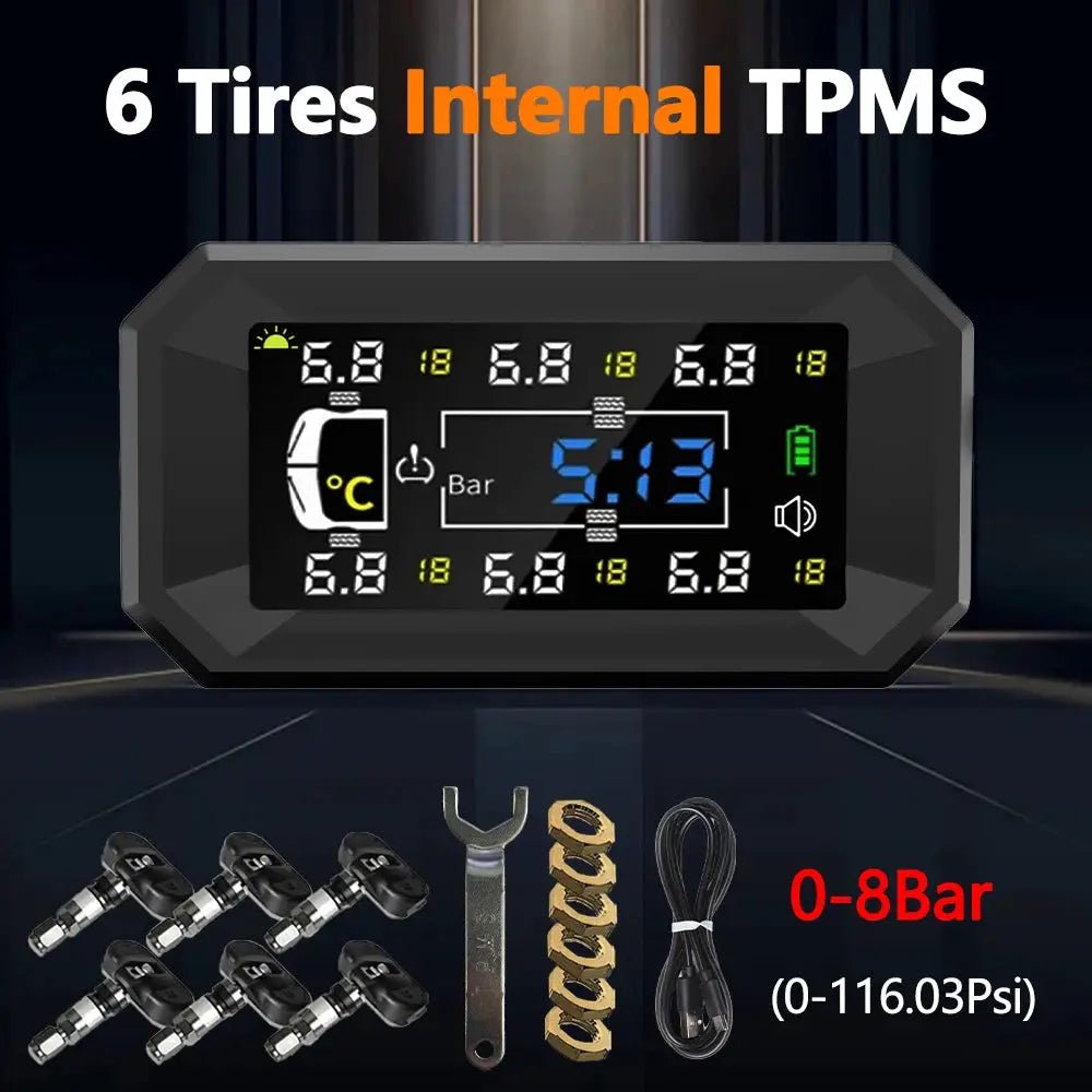Real-Time Tpms Kit for Six-Wheel RVs — product view 8
