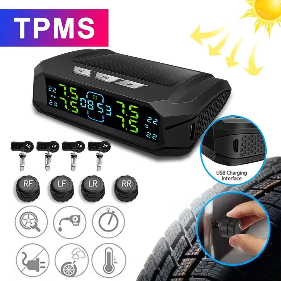 Real-Time TPMS Monitor for Cars and SUVs