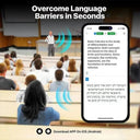 Real Time Translator Headphones for Biz