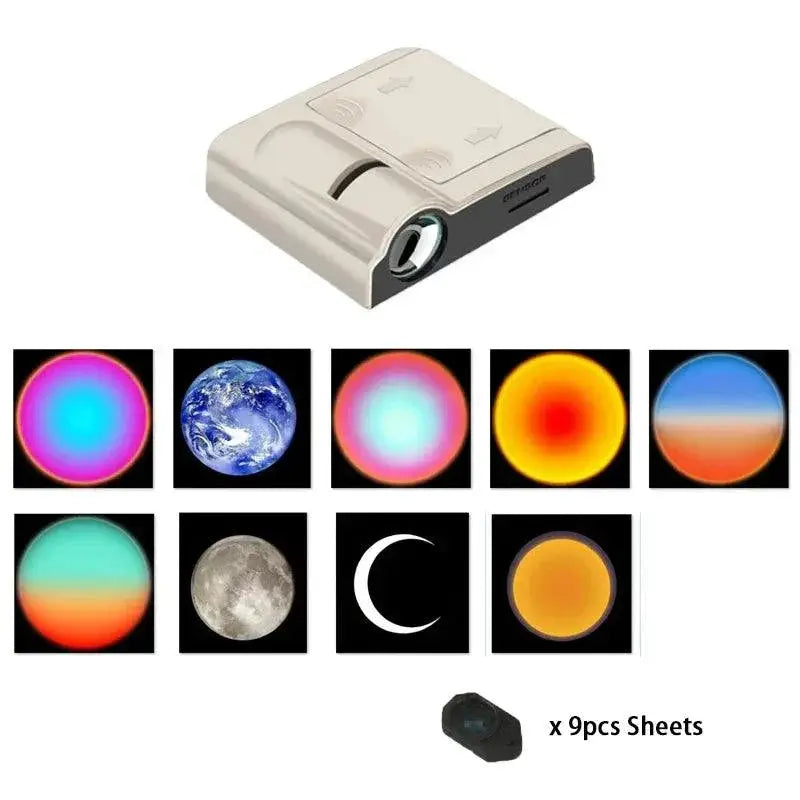 Earth Galaxy Projection Lamp Sunset Atmosphere Light