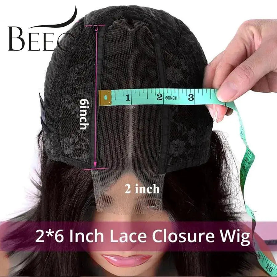 Realistic Straight HD Lace Closure Human Hair Wig Stylish
