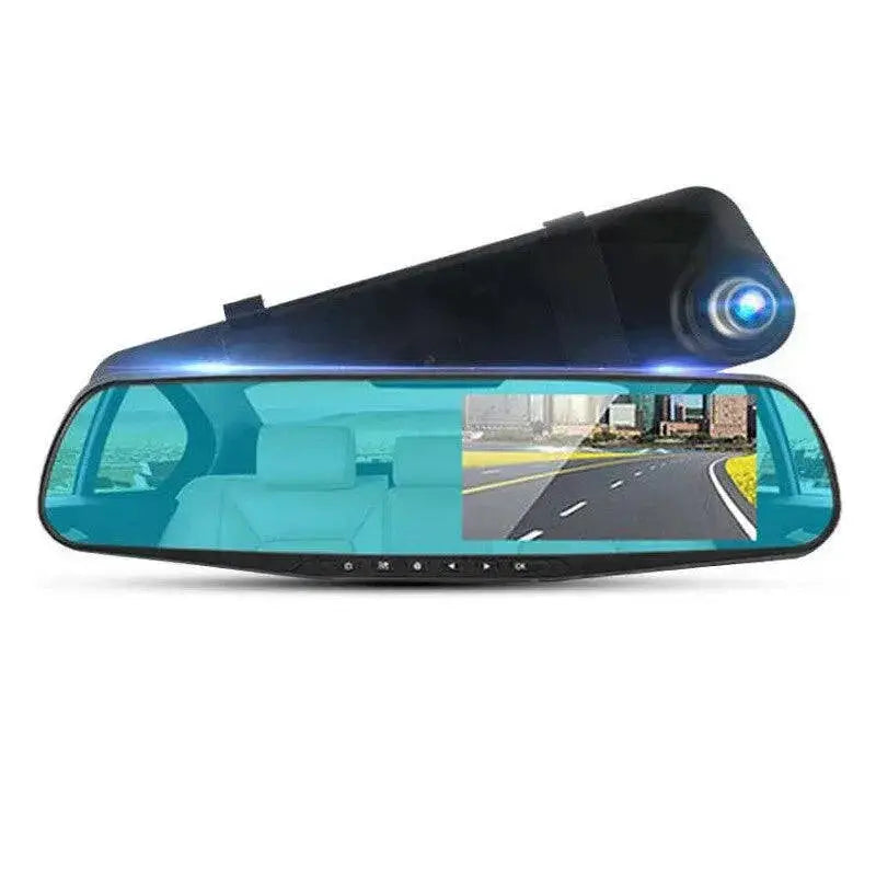 Rear View Mirror Dash Cam Enhanced Video Capture Night Shot