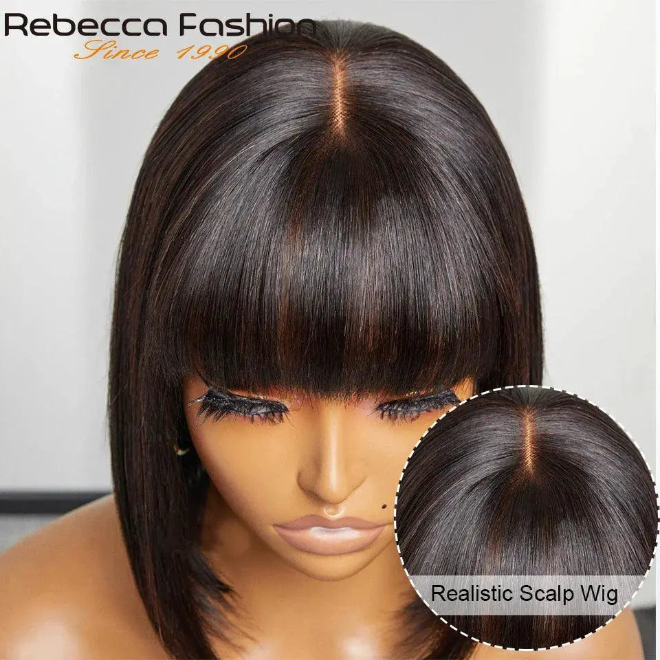 Rebecca Bob Lace Wigs For Effortless Hair Transformation