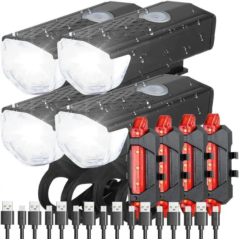 Rechargeable Bike Safety Light Duo for Ultimate Visibility