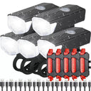 Rechargeable Bike Safety Light Duo for Ultimate Visibility