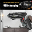 Rechargeable Cordless Electric Screwdriver with Powerful Impact