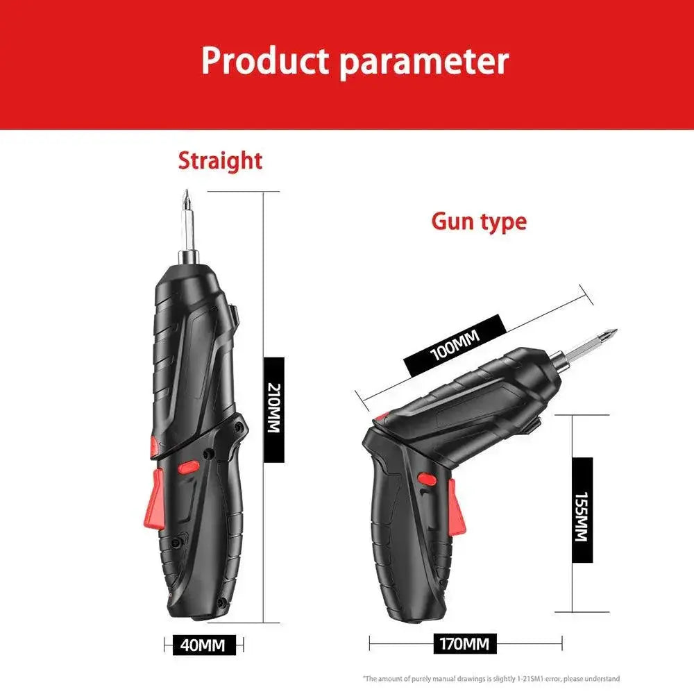 Rechargeable Cordless Screwdriver With Powerful Impact