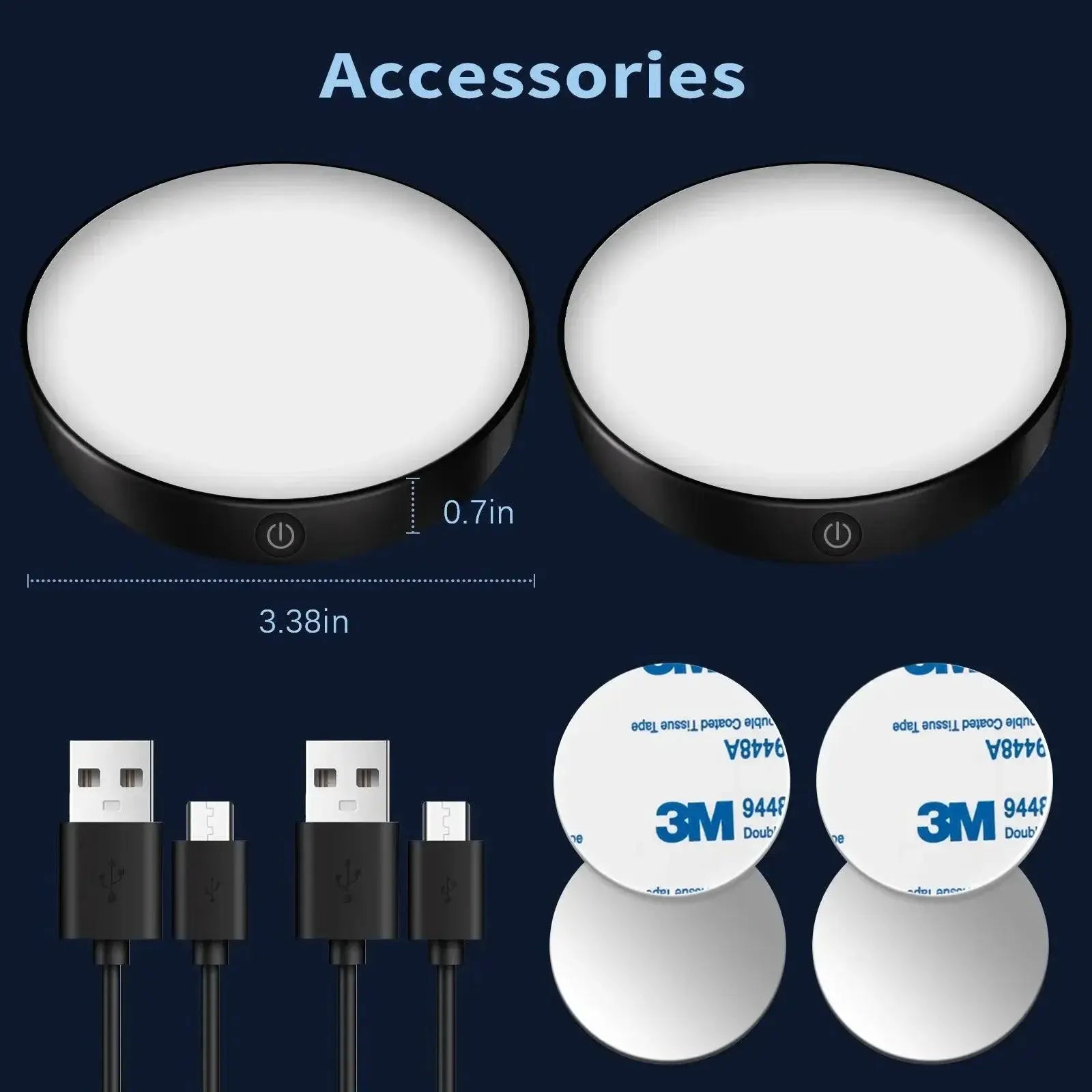 Rechargeable Dimmable LED Night Lights Illuminate Your Home