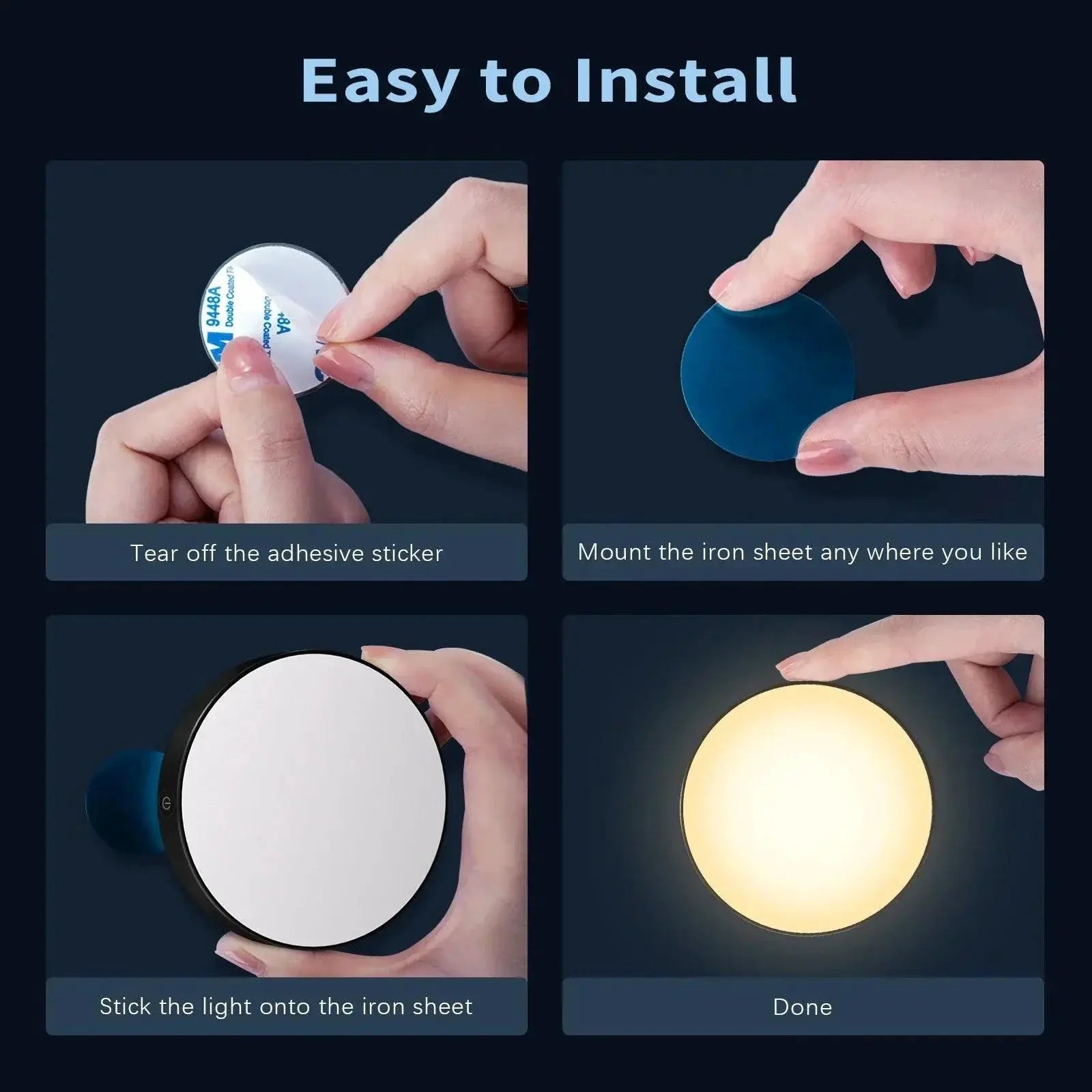 Rechargeable Dimmable LED Night Lights Illuminate Your Home