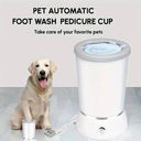 Rechargeable Dog Paw Cleaner with Detachable Massager