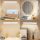 Rechargeable LED Desk Lamp: Adjustable Brightness USB Powered