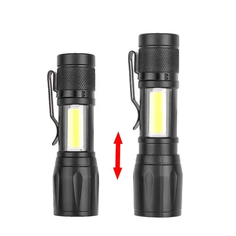 LED Flashlight Rechargeable Compact Bright Outdoor Torch - OurLum.com