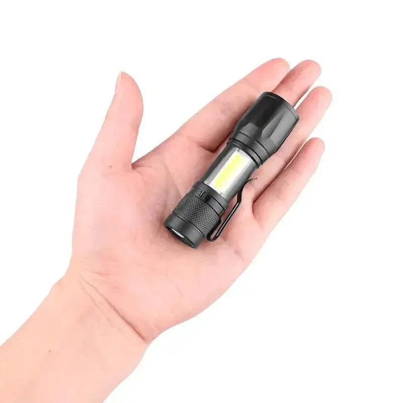 LED Flashlight Rechargeable Compact Bright Outdoor Torch - OurLum.com