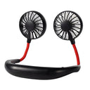 Rechargeable Neck Fan With 3 Speeds Hands Free Portable Travel Stay Cool