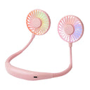Rechargeable Neck Fan With 3 Speeds Hands Free Portable Travel Stay Cool