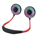 Rechargeable Neck Fan With 3 Speeds Hands Free Portable Travel Stay Cool