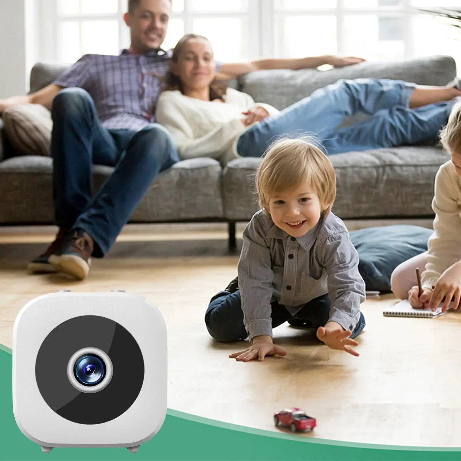 Rechargeable Wireless Security Camera 1080P WiFi Surveillance With Motion Alerts