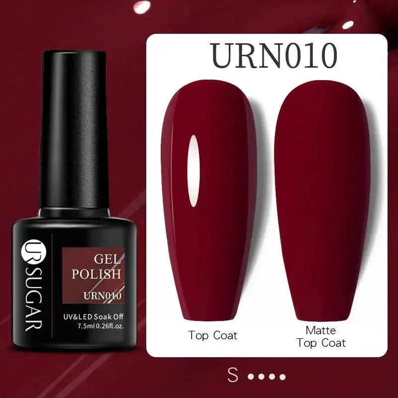 Red Gel Nail Polish Long Lasting Professional Glamour