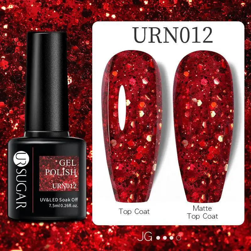 Red Gel Nail Polish Long Lasting Professional Glamour