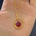 Bold Red Jewelry Set for Women Weddings