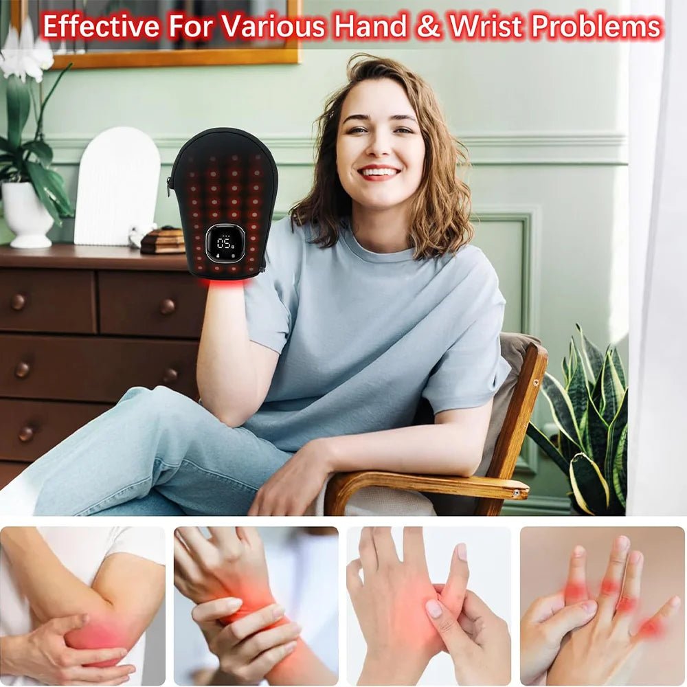 Red Light Hand Glove For Pain Relief