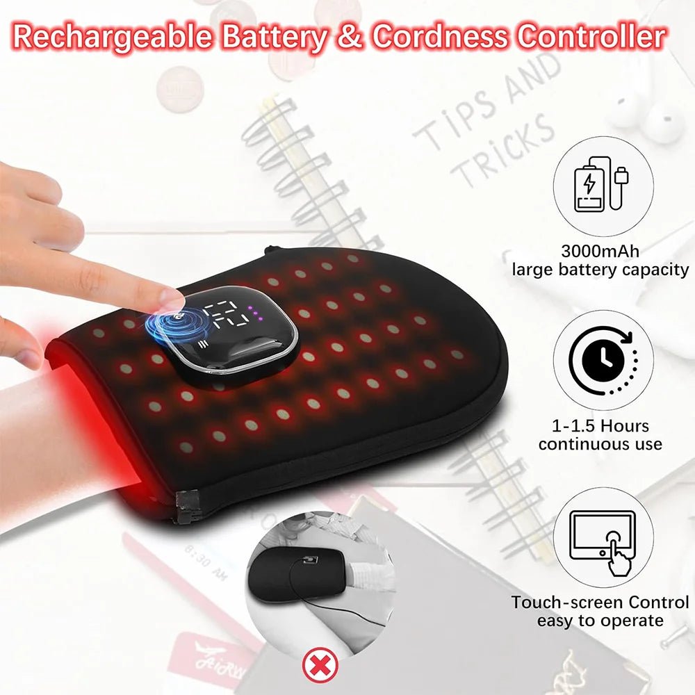 Red Light Hand Glove For Pain Relief
