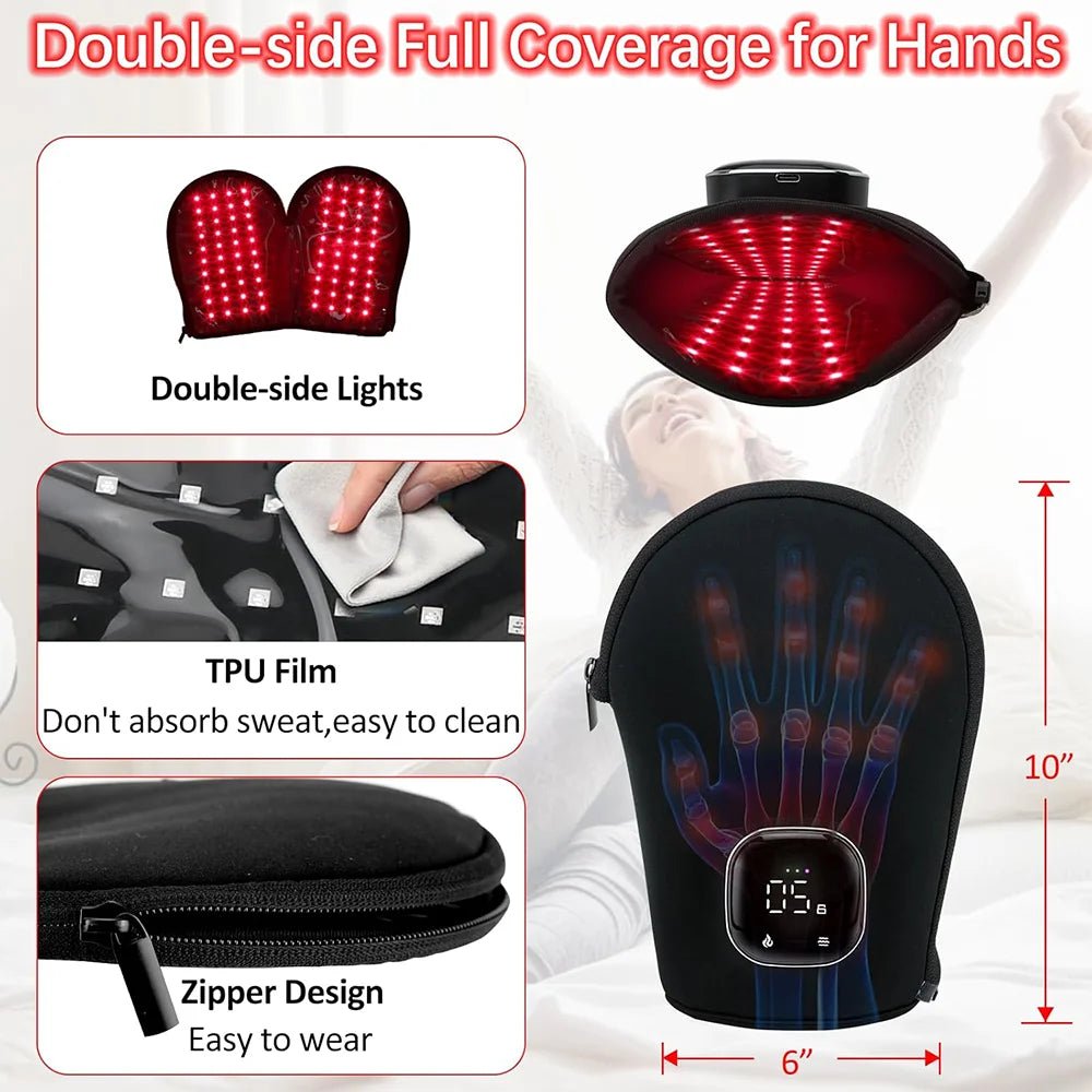 Red Light Hand Glove For Pain Relief
