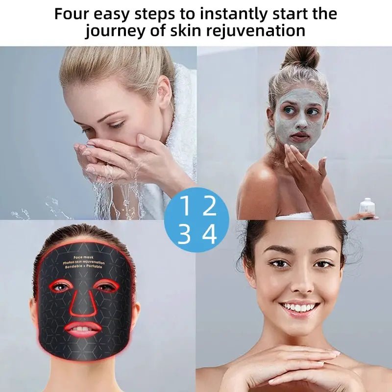 Red Light Therapy LED Mask for Skin Glow