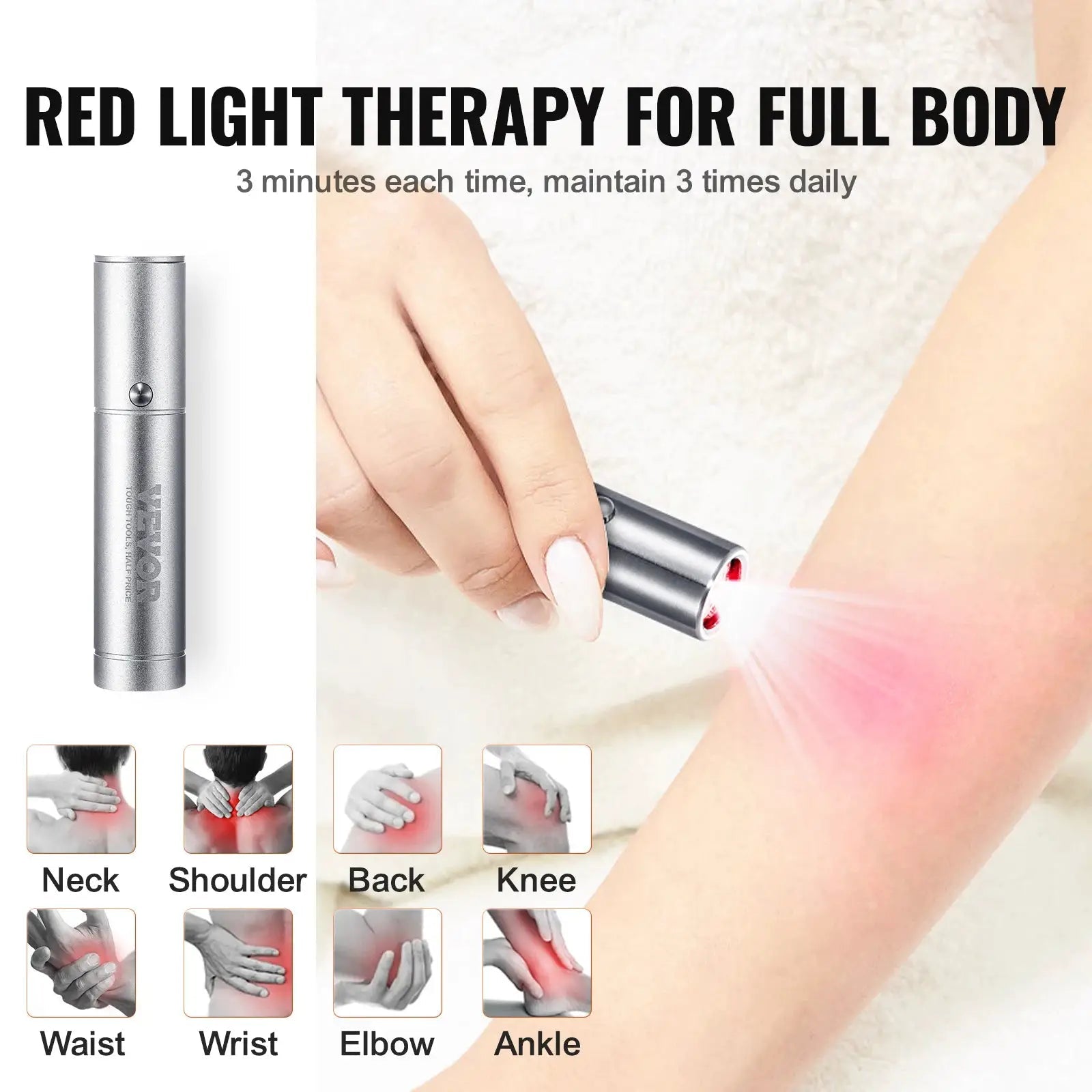 Red Light Therapy Wand for Pain Relief