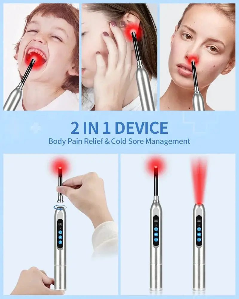 Red Light Wand For Cold Sores Healing