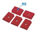 Red Woodworking T Track Chute Rail Miter Jig for Table Saw Router Pro Grade