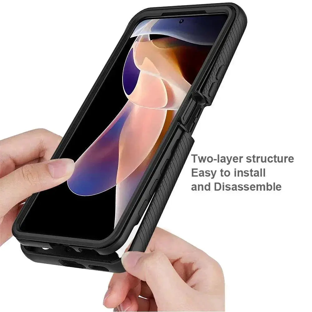 Redmi Note Shockproof Case Crystal Back Panel 360 Xiaomi 5G