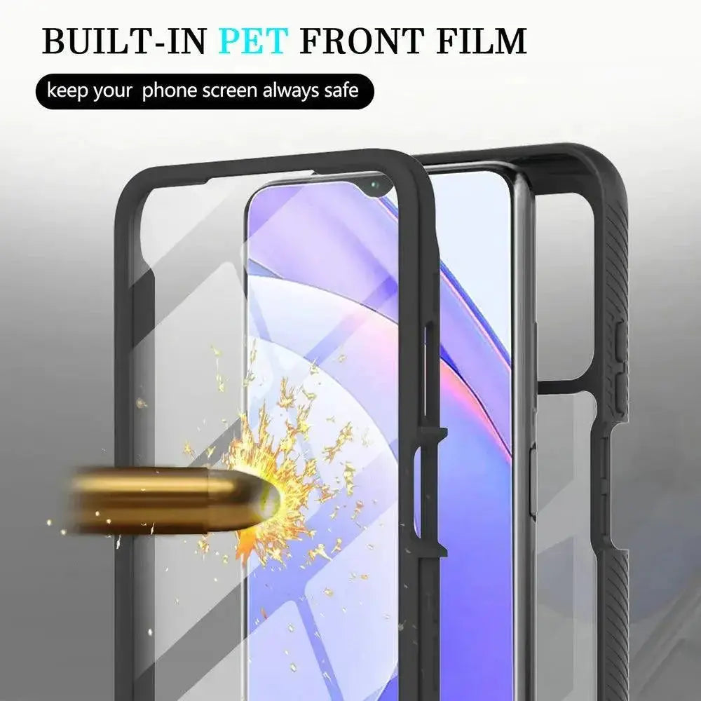 Redmi Note Shockproof Case Crystal Back Panel 360 Xiaomi 5G