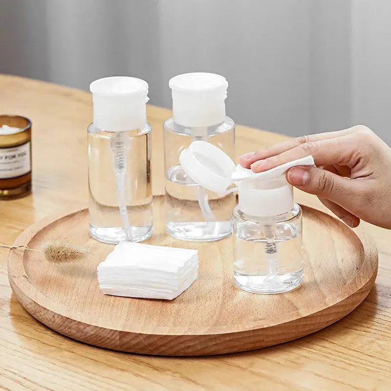 Refillable Nail Polish And Makeup Pump Dispenser Bottles