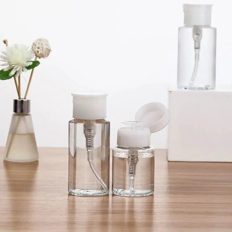 Refillable Nail Polish And Makeup Pump Dispenser Bottles