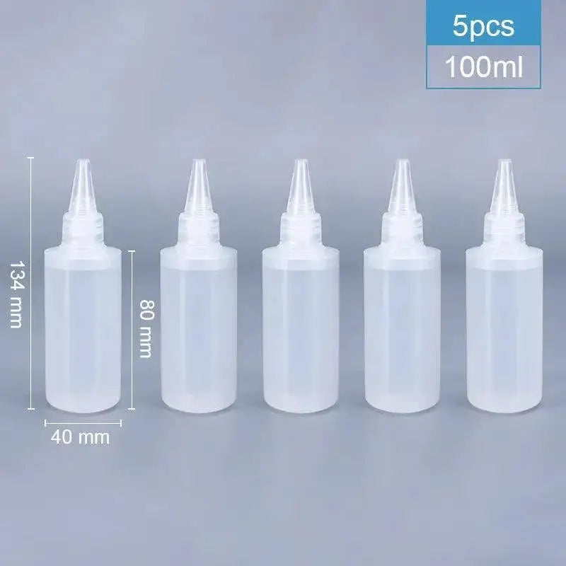 Leakproof Bottles for Home Cooks Sauces — 2pcs of 100ML
