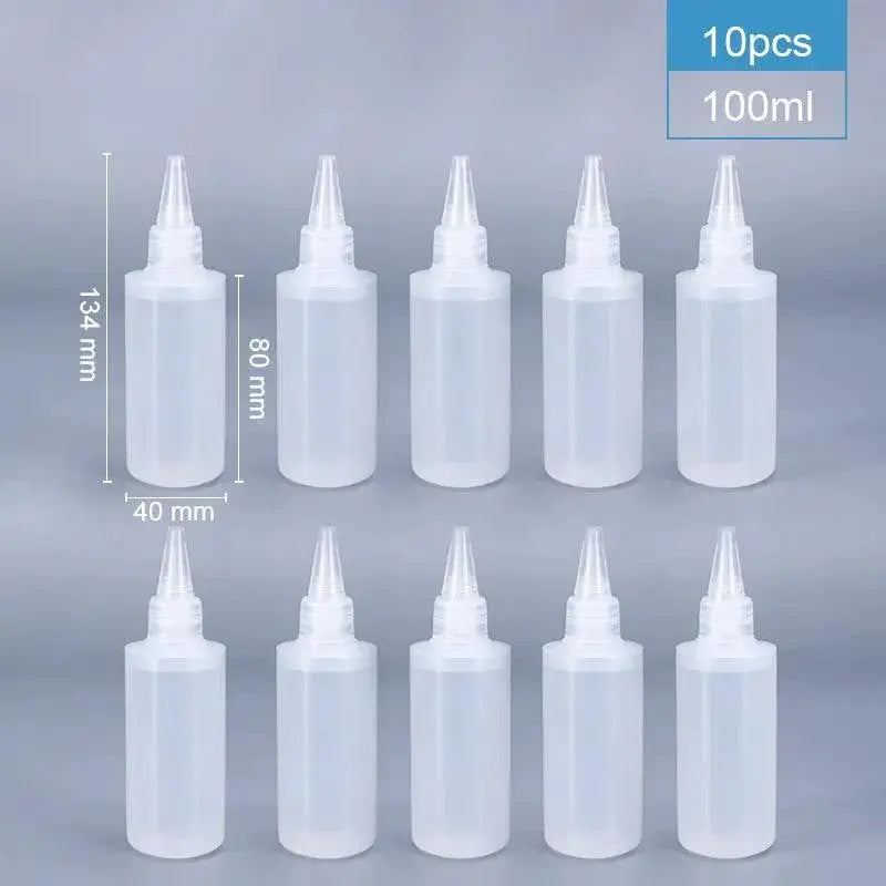 Refillable Plastic Squeeze Bottles For Sauces And Crafts