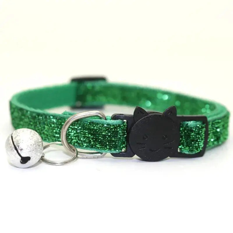 Reflective Cat Collar with Breakaway Safety Clasp and Bell