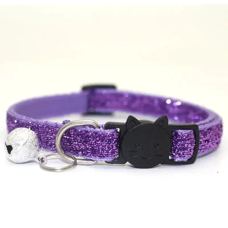 Reflective Cat Collar with Breakaway Safety Clasp and Bell