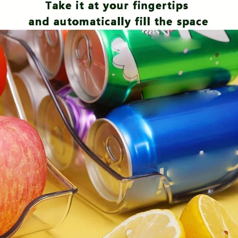 Refrigerator Can Dispenser And Soda Can Organizer Auto Rolling Dispenser Fridges