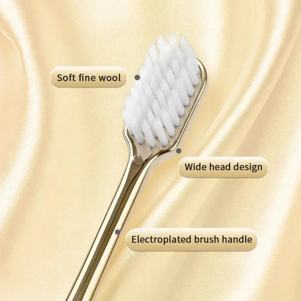 Regaluxe Soft Toothbrush Premium Electroplated Dental Brush