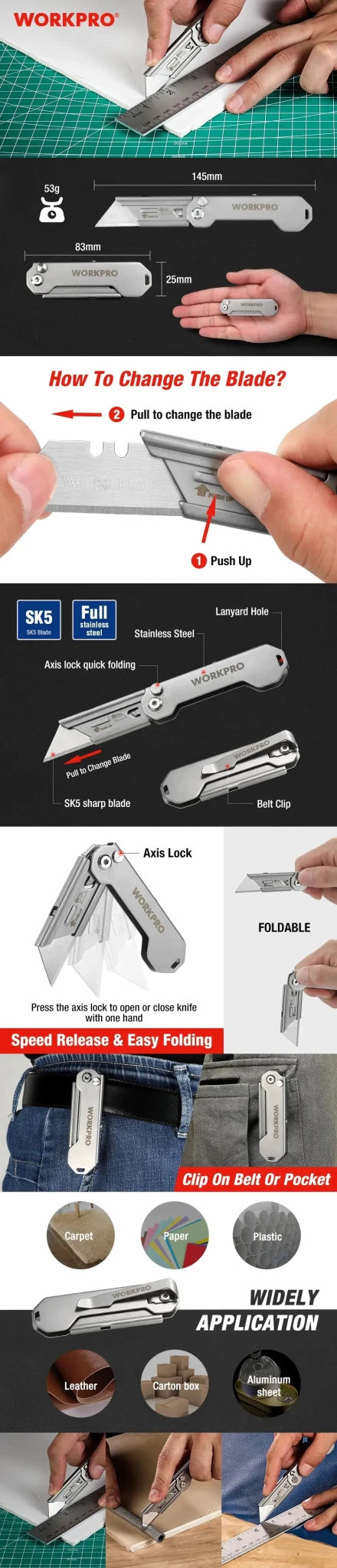 Reliable Folding Knife for Campers Gear